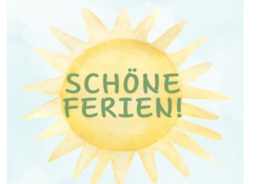 Öffnet die Seite 'SOMMERFERIEN!'